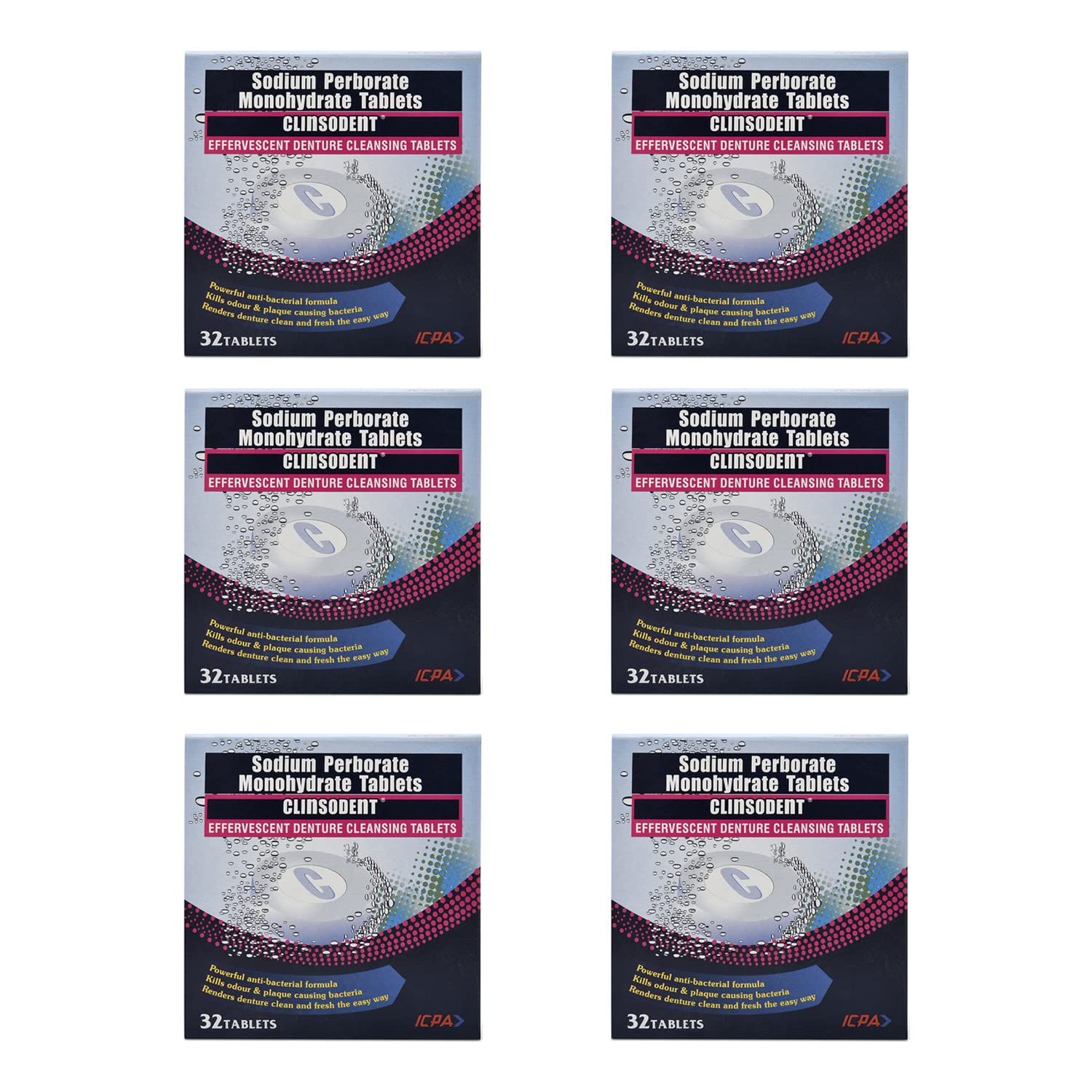 ICPA Clinsodent Products (Tablet_Pack Of 6)