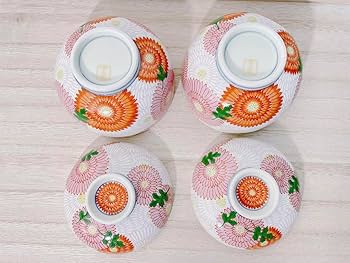 有田焼き　幸楽窯　菊花尽くし蓋つ小丼　椀 5個セット　新品未使用 有田焼き 幸楽窯 菊花尽くし蓋つ小丼 椀 5個セット 新品