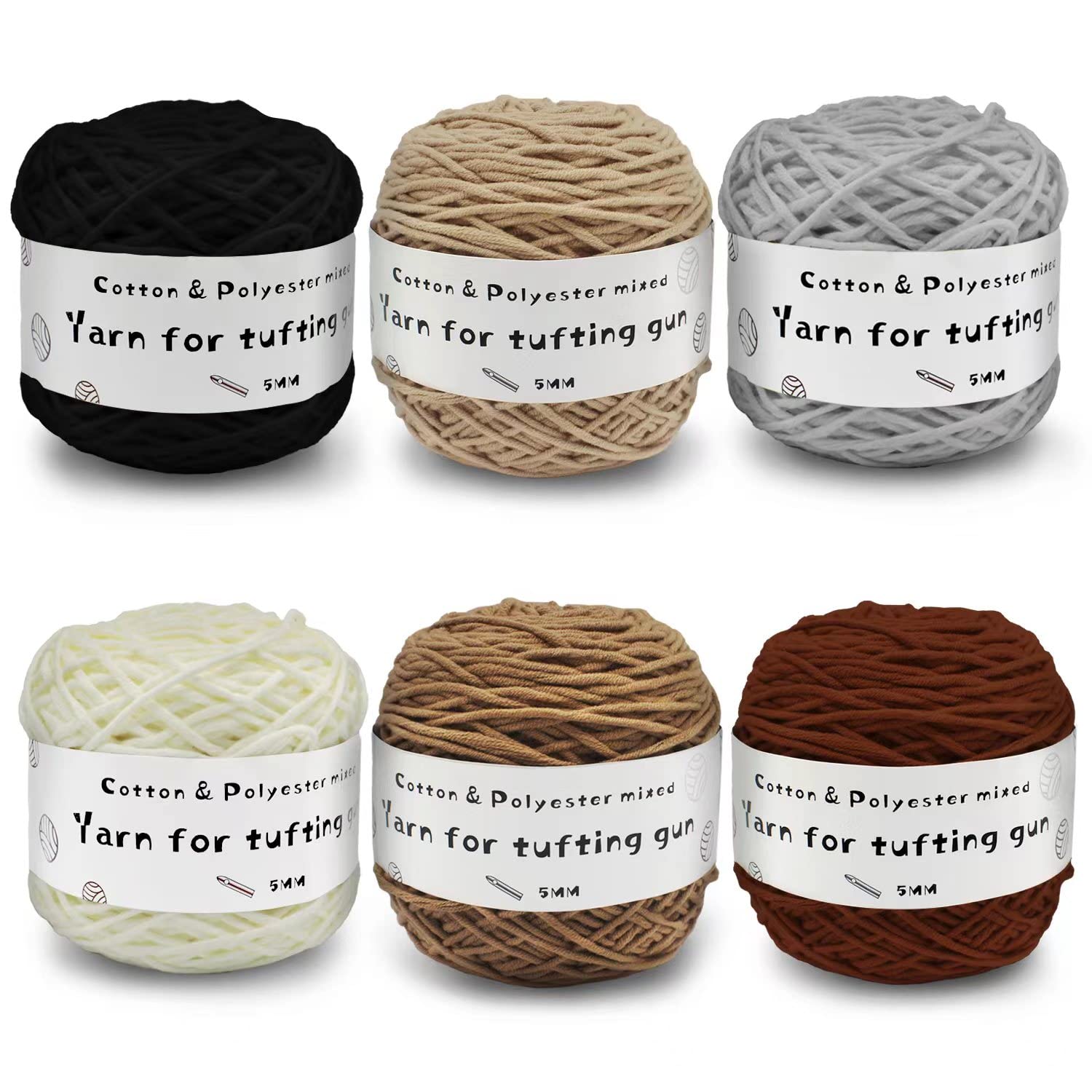 Buy ECOCotton Yarn Set for Tufting Rug Making, Tufted Yarn, Polyester