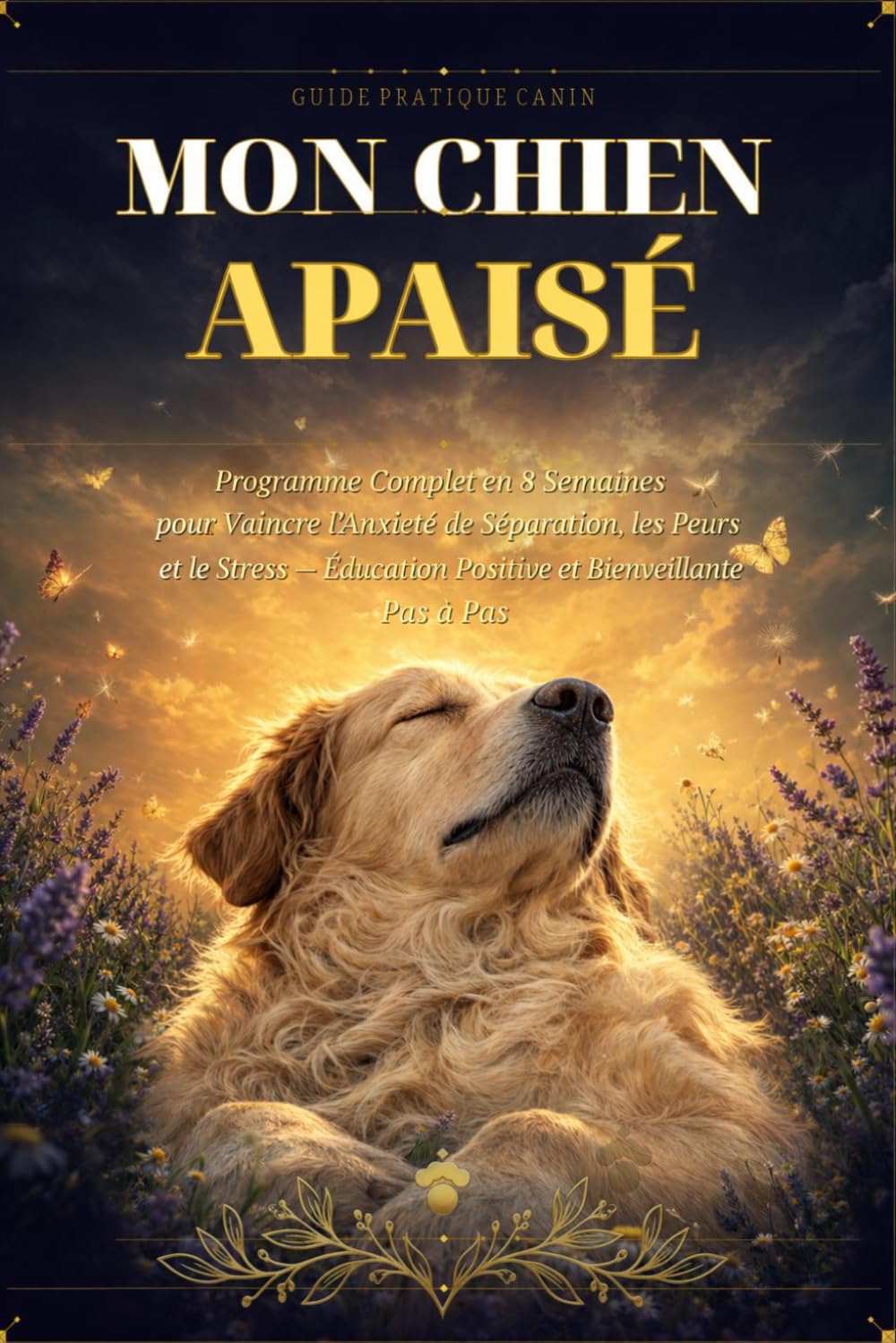 Mon Chien Apaisé: Programme Complet en 8 Semaines pour Vaincre l'Anxiété de Séparation, les Peurs et le Stress — Éducation Positive et Bienveillante Pas à Pas