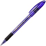 Pentel RSVP Razzle-Dazzle Ballpoint Pen, (1.0mm) Medium Line, Violet Barrel, Black Ink, Box of 12 (BK91RDV-A) – view 2