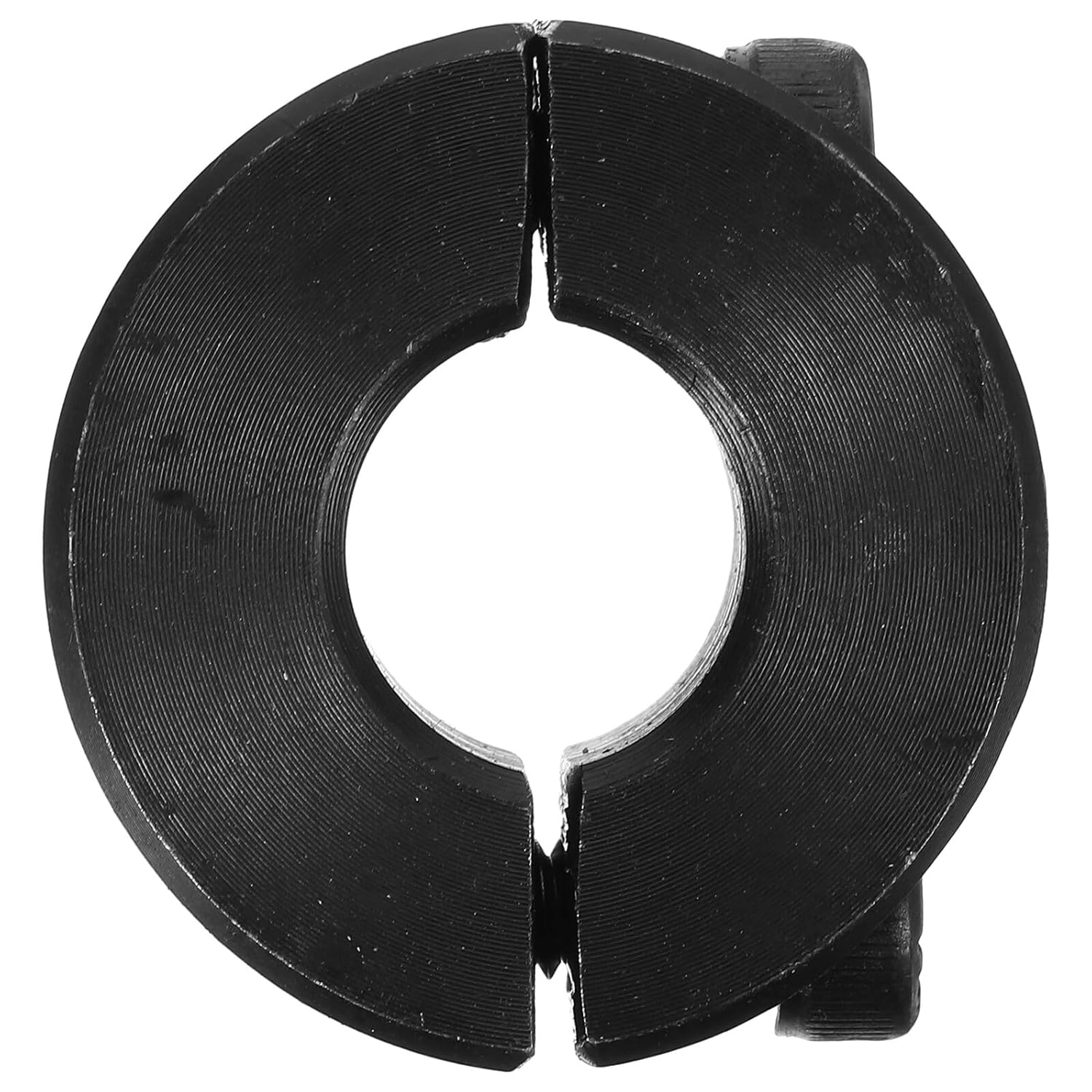 Steel Split Shaft Collar Clamp-on Screw Shaft Collar 16mm Bore 34mm Outer Diameter 13mm Thickness Retaining Stop Ring for Industrial Axles and Power Transmission Applications