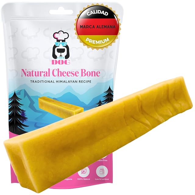 Huesos para Masticar Hechos de Queso • Sin aditivos • Placer de masticación prolongado • Saludable • Inodoro…