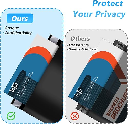 Miniatura 5 de Thank You Sobres de Polietileno de 6x9 Pulgadas 100 Piezas, Bolsas de Envío Impermeables y Resistentes al Desgarro para Ropa, Bolsas de Correo