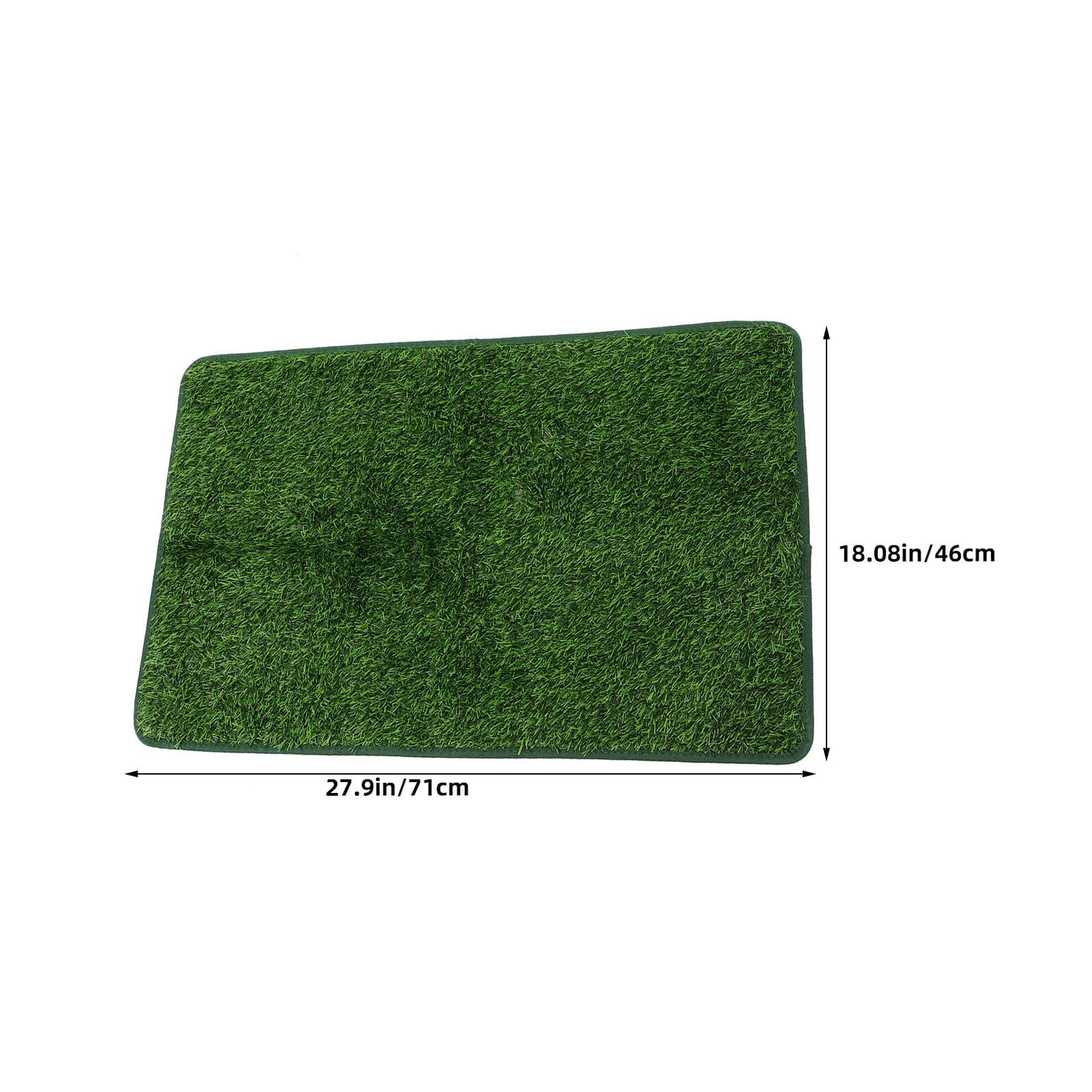 SUPVOX Tapis de Propreté pour Chien en Gazon Artificiel, 2 Pièces, Vert | Pe et Tpr, Entretien Facile, Protection du Sol, pour Balcon et Usage Extérieur