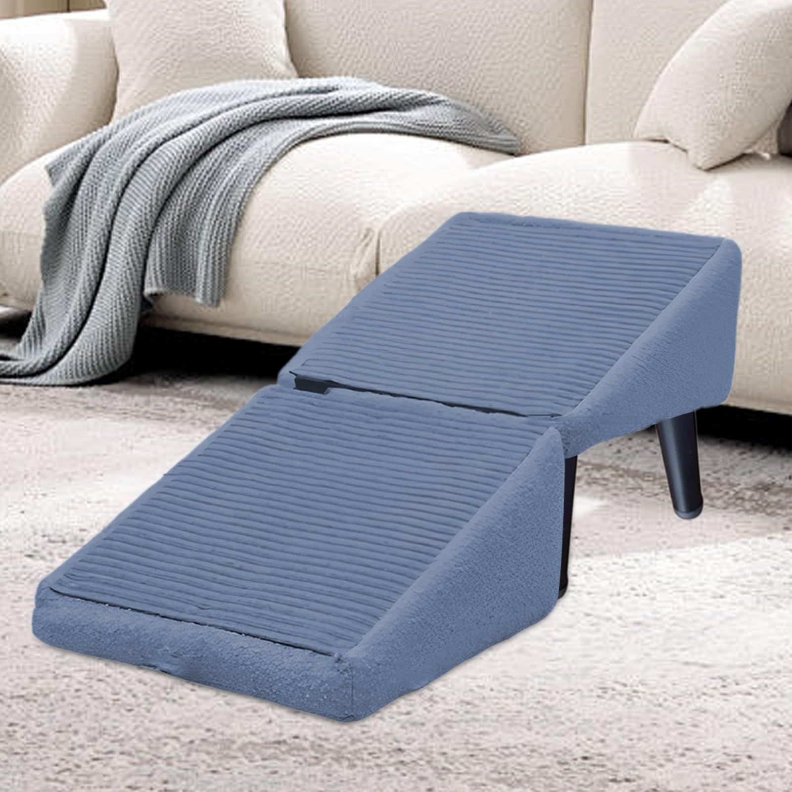 Rampa Per Divano Per Cani, Scaletta Antiscivolo Per Cani, Gradini Pieghevoli Per Letto, Scale E Gradini Portatili Multifunzionali Per Animali Domestici, Rampa Poggiapiedi 2 In 1, Per Cane E Gatti