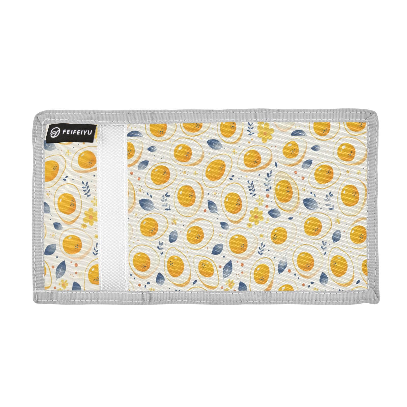 Yoogain Cartoon Cute Fried Eggs money clip for birthday gift minimalistic men wallet with lanyard