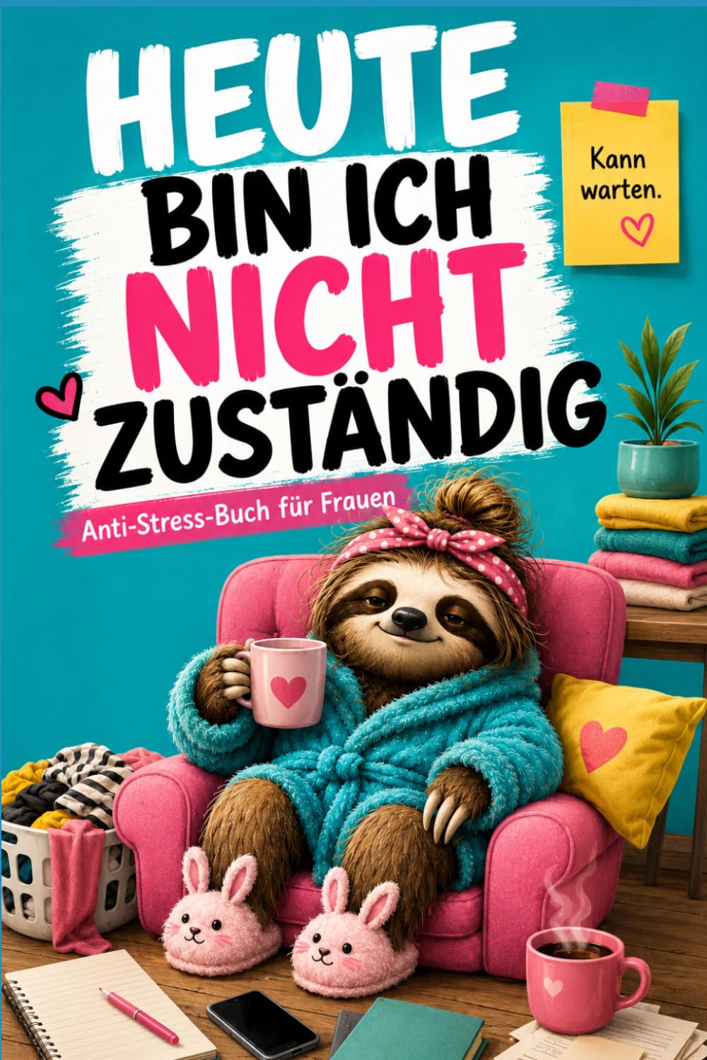 HEUTE BIN ICH NICHT ZUSTÄNDIG: Das humorvoll ehrliche Anti-Stress-Buch für Frauen mit zu vielen To-dos, Mental Load und viel zu wenig Zeit für sich