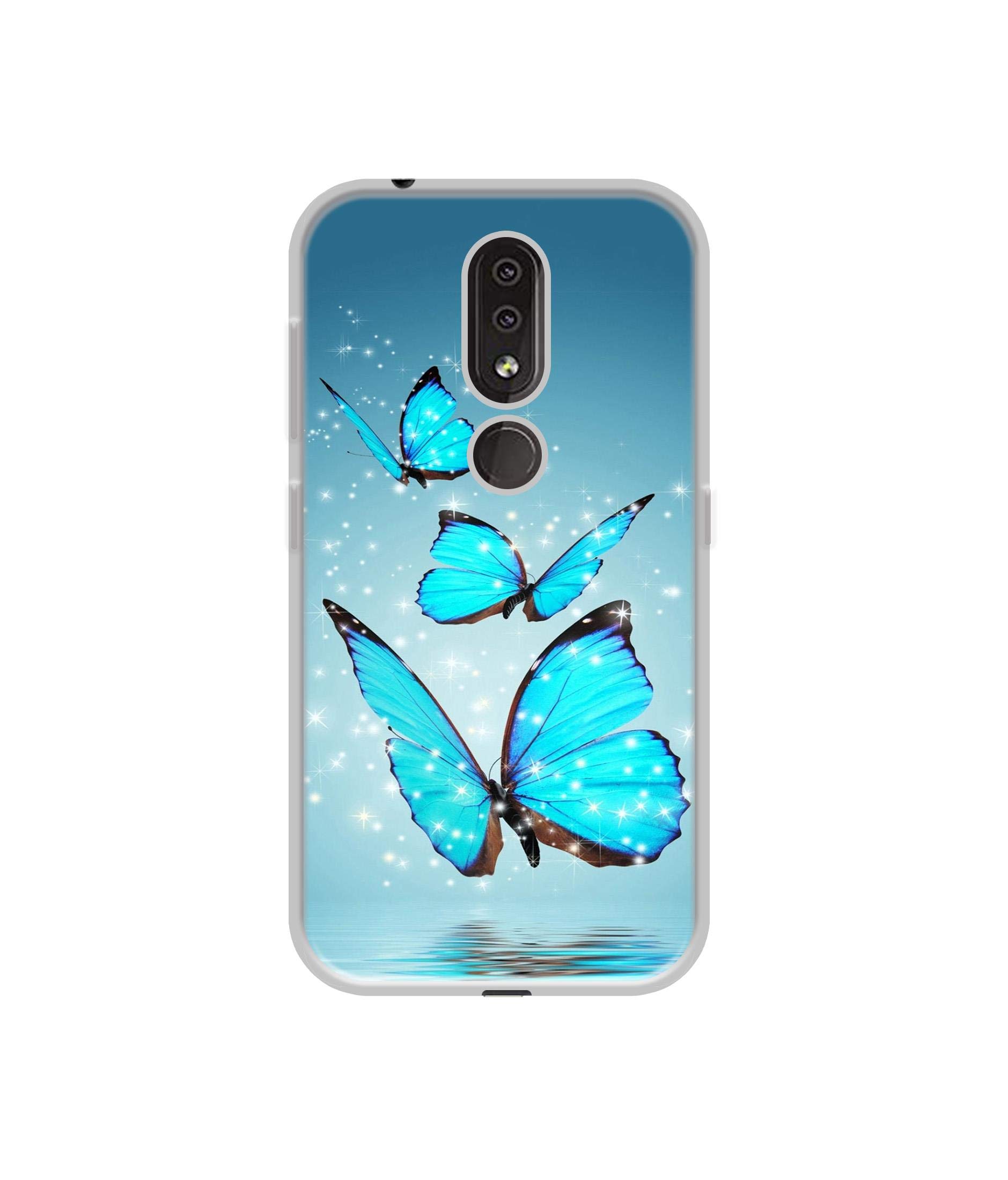 Amazon Brand - Solimo Designer Flying Butterflies UV Printed Soft Back Case Mobile Cover for Nokia 4.2 (B0856BQCQ6) Amazon Price History, Amazon Price Tracker