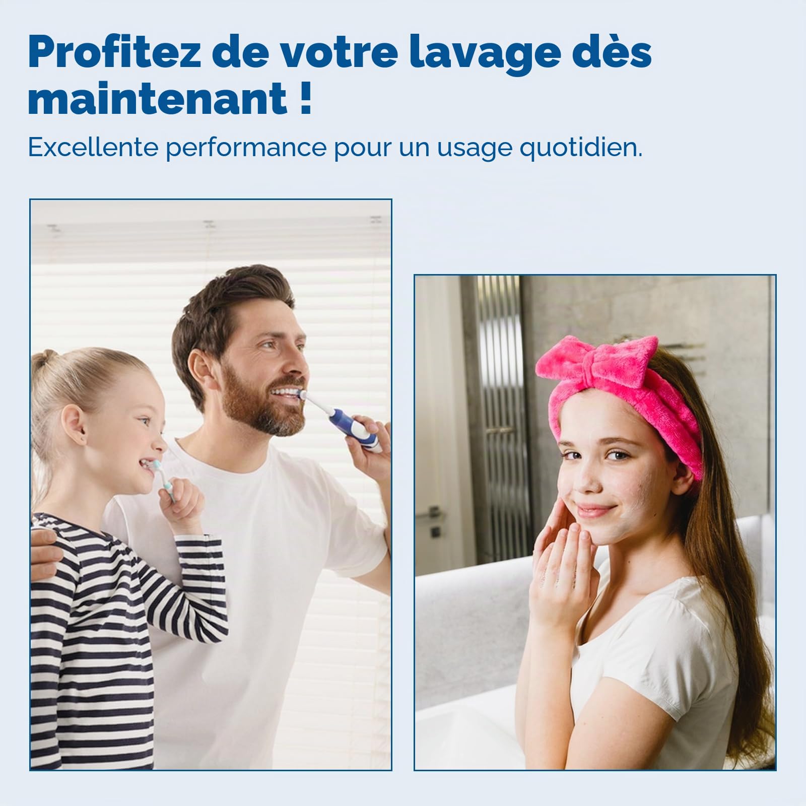 Robinet de salle de bain avec douchette extensible, haute pression, mitigeur monocommande avec 3 types de jet, mitigeur chaud et froid, robinet de lavabo pour salle de bain, noir
