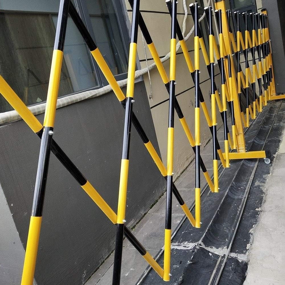 Le Ber - Recinzione retrattile a fisarmonica, salvaspazio, per controllo della folla e sicurezza, ideale per eventi, costruzioni e protezione pubblica