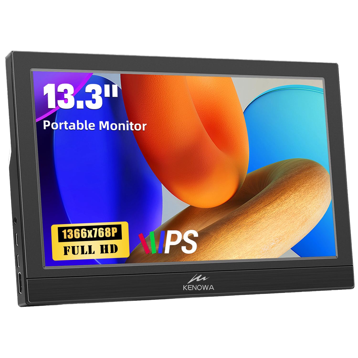 Kenowa Amazon.com: 本体 13.3インチ MOKANO Monitor Portable Portable LED 1366x768P HD Inch 13.3 Monitor ディスプレイ・モニター本体