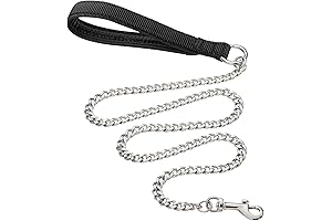 Heavy Duty 6FT Chew Proof Metal Dog Leash