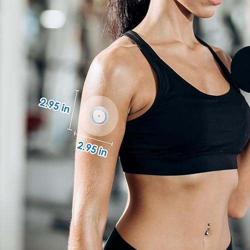 Miniatura 6 de YOUSHARES 40 parches adhesivos libres  10  14 días de protección de larga duración, tamaño grande, impermeable, libre de 2 calcomanías, cinta