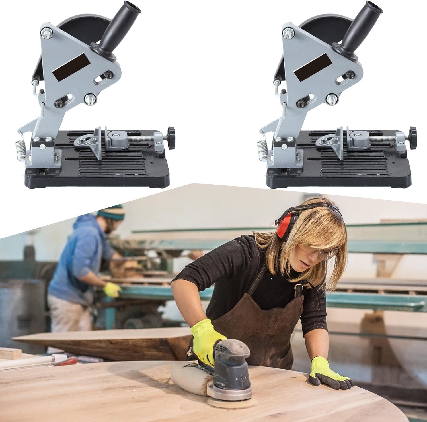 Heavy Duty Fixed Angled Grinder Stand Polisher Grinder Bracket Multifunction Cutting Machine Holder Bracket Pipe Cutting Stand