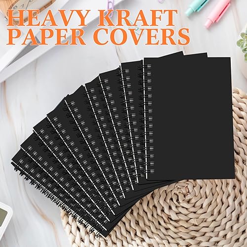 Miniatura 10 de Paquete de 18 cuadernos A6 con forro en espiral, pequeños diarios de escritura de viaje, cuadernos de bolsillo de 4 x 5.5 pulgadas, coloridos 100