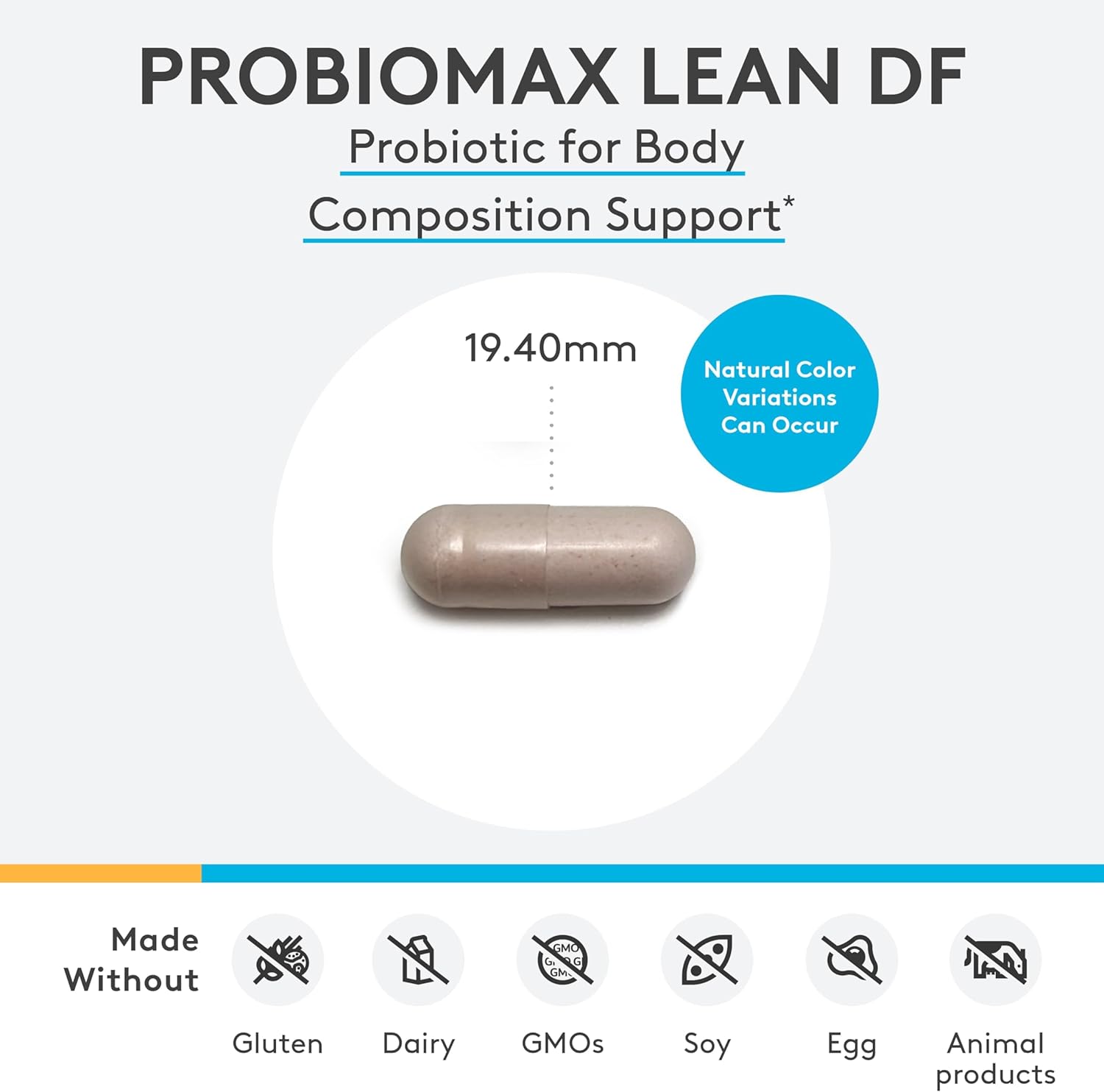 XYMOGEN ProbioMax Lean - Probiotic Supplement to Support Gut Barrier Function - Bifidobacterium animalis subsp lactis B420 - Formerly ProbioMax Lean DF (30 Gastro-Resistant Capsules) - Image 3
