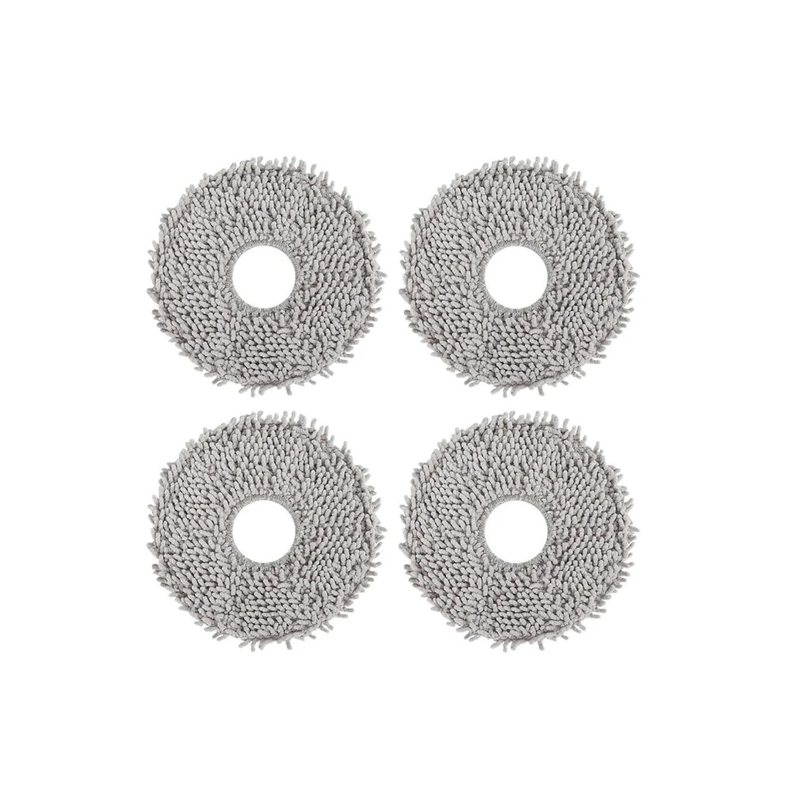 VIXWDRUTY Compatible For Xiaomi，Compatible For Omni，Compatible For Dreame，L10s Ultra S10 S10 ProX10 B101CN Mop Cloth Robot Vacuum Pads Holder Accessories(4pcs mop pad)