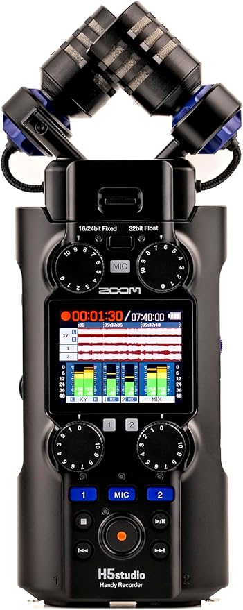 Zoom H5studio 6-Track 32-Bit Float Handy Recorder on Amazon
