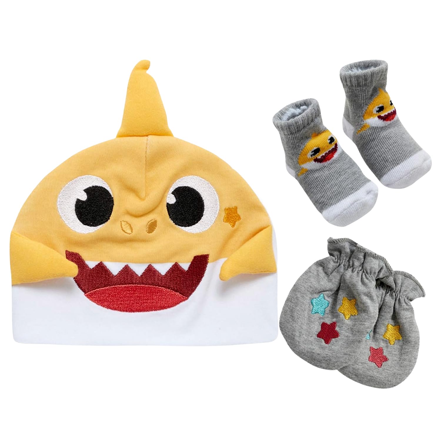 Nickelodeon Set de regalo para niños recién nacidos – Take Me Home gorro de algodón, manoplas y calcetines