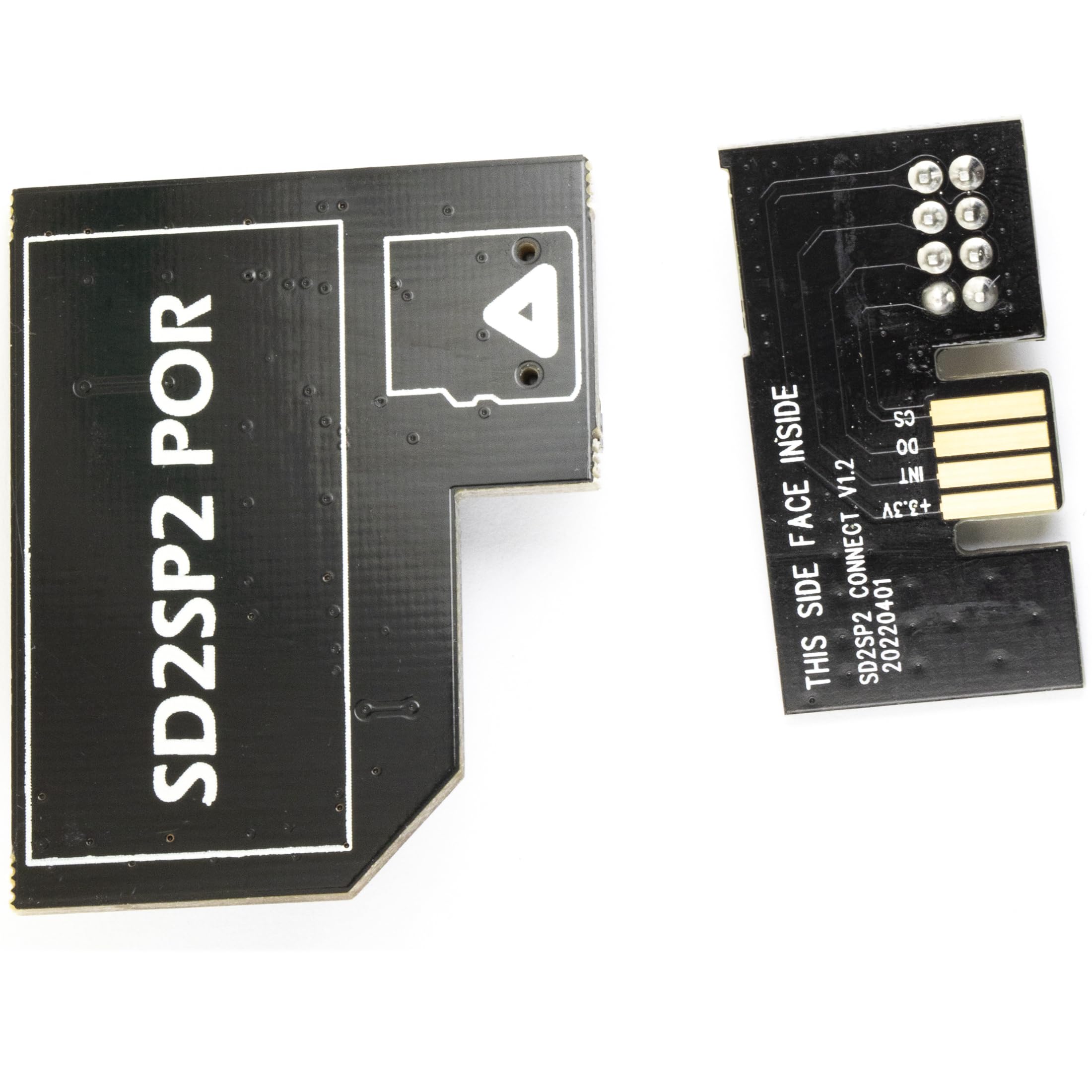 LICHIFIT SD2SP2 Adapter Für Nintendo Game Cube – Micro-SD-Kartenleser Für Seriellen Port 2, Schwarz