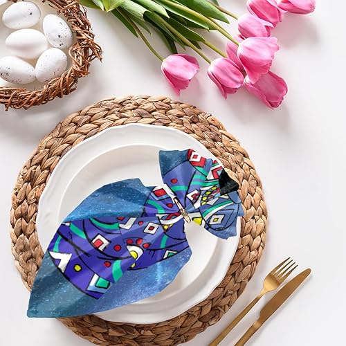 Juego de 4 servilletas de tela de 20 x 20 pulgadas, servilletas de tela para mujer afroamericana, lavables, reutilizables, para cocina, decoración