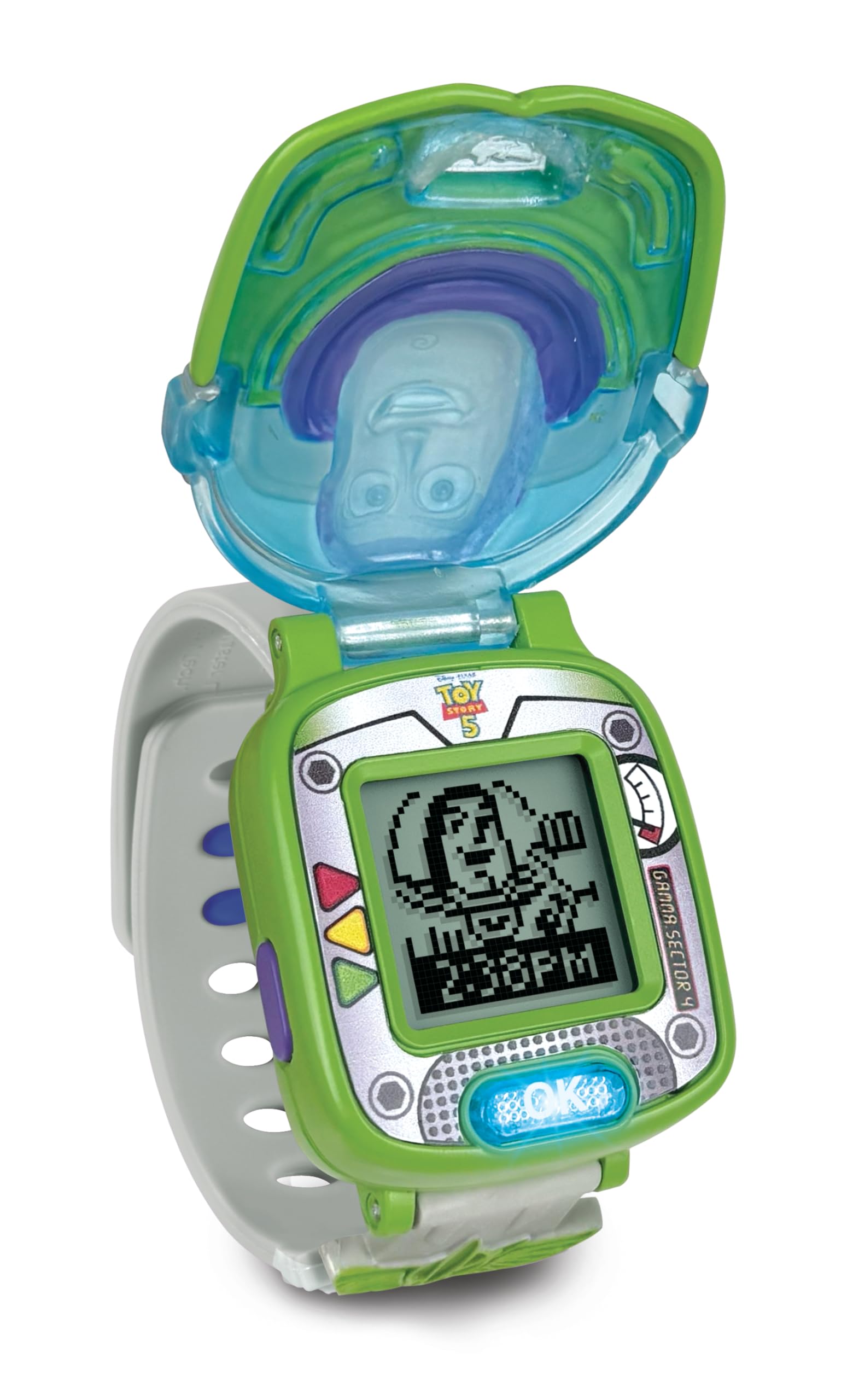 VTech Toy Story 5 Buzz Lightyear Learning Watch, Official Toy Story 5, Kids Watch with 4 Games, Stopwatch, Timer & Alarm, Educational Gift for Kids 3, 4, 5, 6 Years, English Version