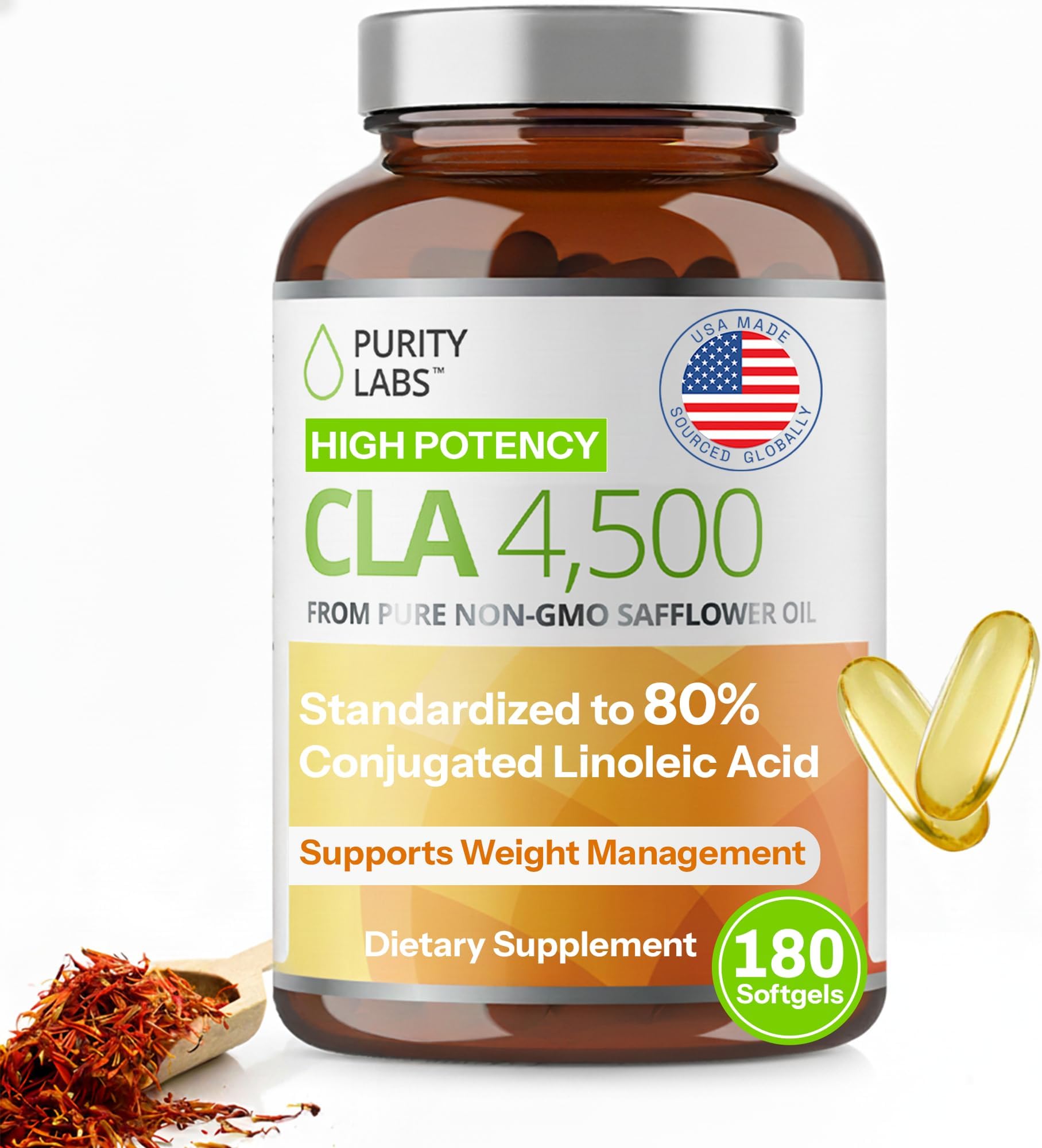 CLA 4,500MG from Safflower Oil