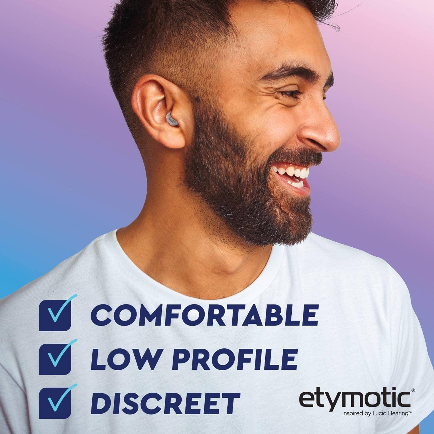 Etymotic Research ER20XS High-Fidelity Earplugs (Concerts, Musicians, Airplanes, Motorcycles, Sensitivity and Universal Hearing Protection) - Standard Fit, Clear Stem, Clear/Frost : Health & Household