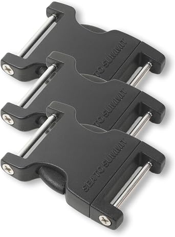 Sea to Summit Field Repair Buckle - Side Release, 2 Pin, 3-pack