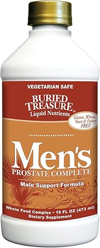 Buried Treasure de los hombres próstata Complete16fl ozVegetariana segurosin gluten