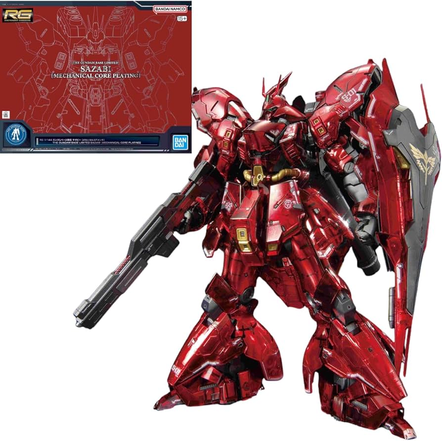 【ガンダムベース限定】 メカニカルコアメッキ RG サザビー Amazon.co.jp: RG 1/144 ガンダムベース限定 サザビー