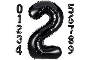 40 Inch Jumbo Black Number Balloon: A Party Essential