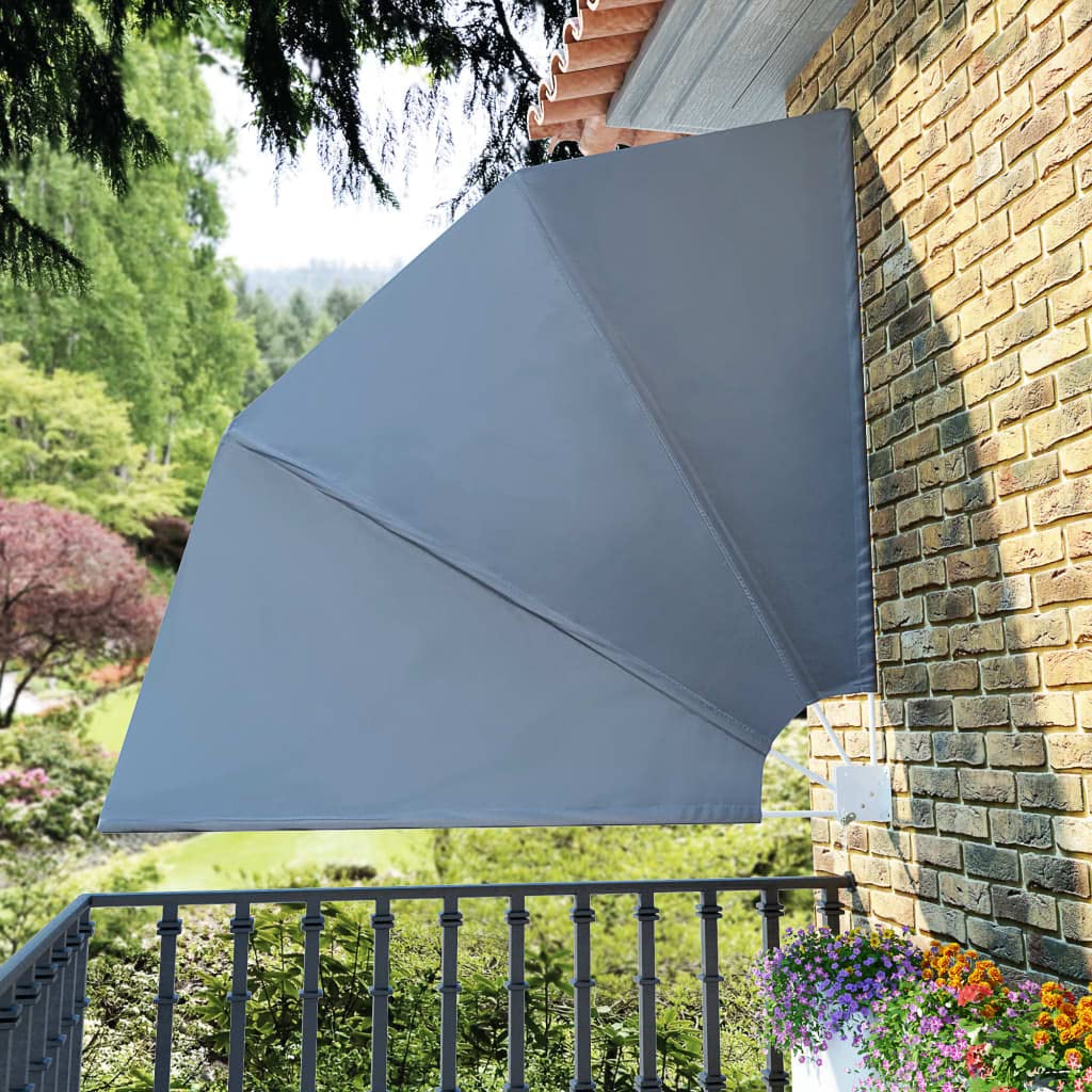 privatsphäre markise balkon Annlera Faltbarer Balkonfächer Grau 210x210 cm Sichtschutz Terrasse Sichtschutz Seitlich Balkon Seiten Markise Aussen für Balkon Und Terrasse Beschattung Und Schutz Garten Schuhgröße:EU 38 Xterra Fitness FB150 klappbarer bluetooth