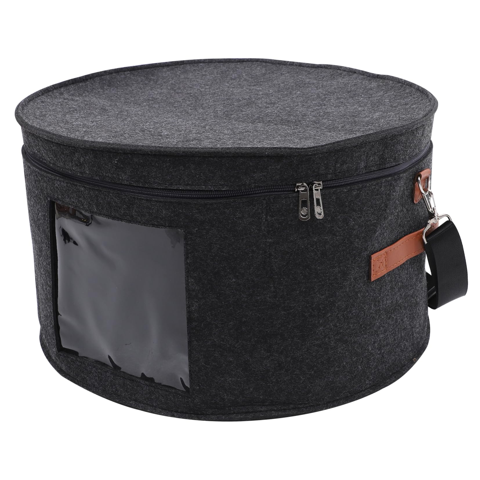PRETYZOOM Hat Storage Boxes for Women Men Large Hat Organizer Case Lids 43x26cm Hat Container for Travel Hat Box Storage