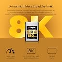 Digitek (DCFA 180GB Gold Series) CFexpress Type A Memory Card – 800MB/s Read, 700MB/s Write, 8K Ultra HD Support, Nytro Boost, Perfect Frame Capture, 5-Year Warranty, for High Speed 8K Videography gallery image