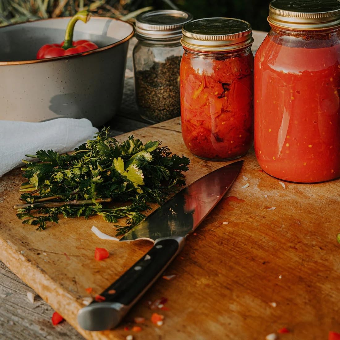 Barebones No. 8 Chef Knife - 8-Inch German-Grade Blade - Fruit and Vegetable Knife - Versatile Chopping Knife - Everyday Kitchen Essentials