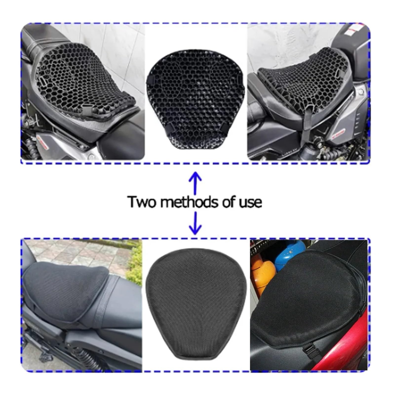 Cuscino Per Sella Moto Cuscino Per Sella Gonfiabile Universale 3D Antiurto Cuscino Per Sella Accessori Per Moto Cuscino sediles