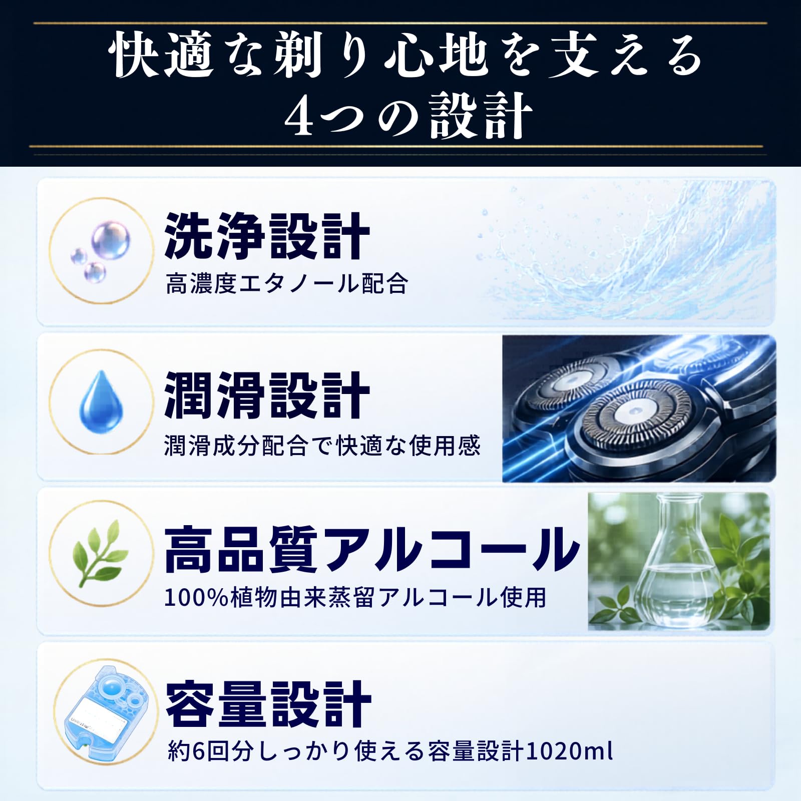 ブラウン シェーバークリーンNEW 洗浄液 互換 CCR6 CR シリーズ5,7,9対応