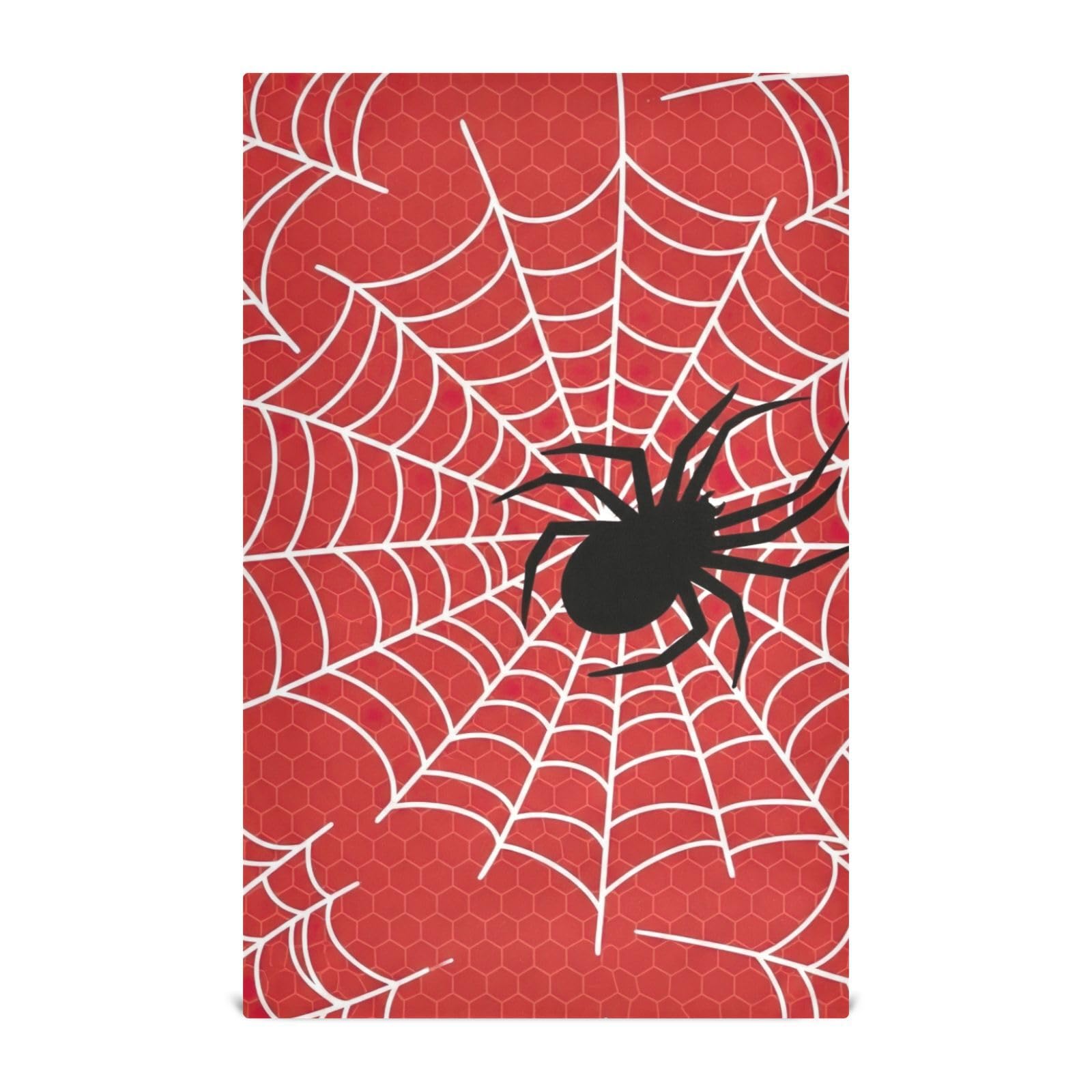 Torchons de cuisine GAIREG rouge motif araignée lot de 6 pièces de 71x45 cm