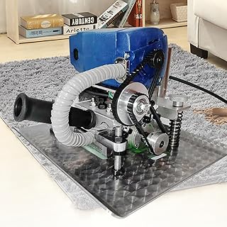 Máquina De Corte Plana Portátil 500w Para Tapete De Carpete, Máquina De Corte De Carpete, 15000rpm, Máquina De Restauração De Tapete Tufado, Para Aparar/Nivelamento De Carpete (Azul)