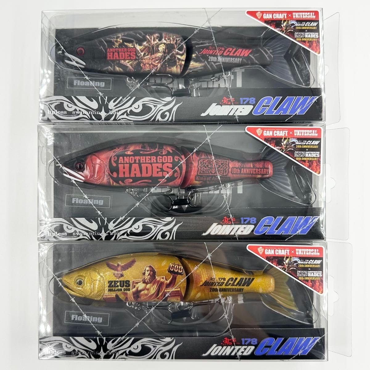 ガンクラフト　ジョイクロ 178 アナザーゴッドハーデス漆黒　真紅ジョイクロ70 ガンクラフト ジョイクロ 178 アナザーゴッドハーデス漆黒 真紅