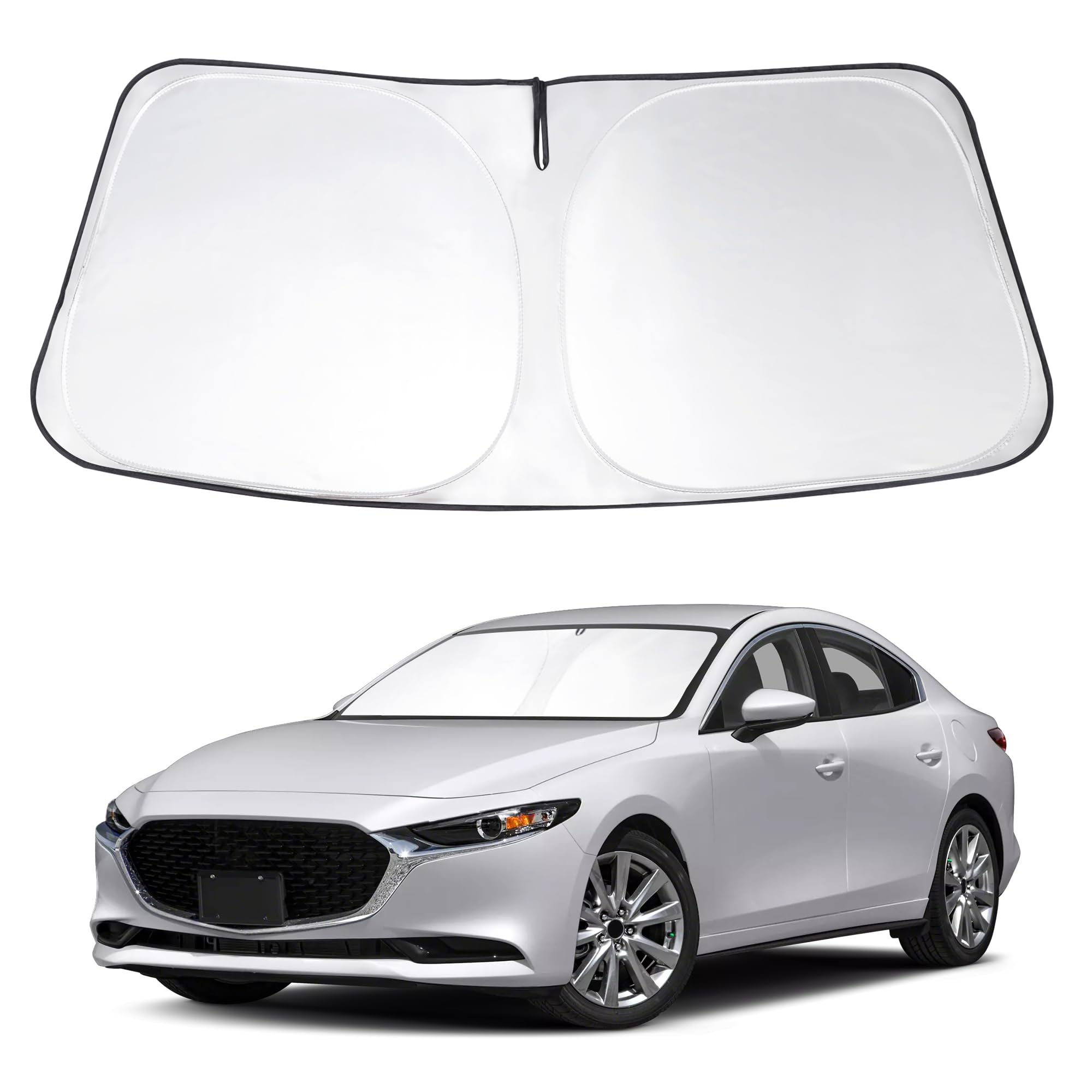 Windshield Sun Shade Sunshade for 2019-2024 2025 2026 Mazda 3