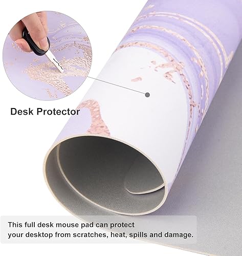 Vista 103 de Colorful Star Alfombrilla grande para mouse, botánica abstracta impermeable, alfombrilla de mouse para juegos de computadora, alfombrilla de mouse