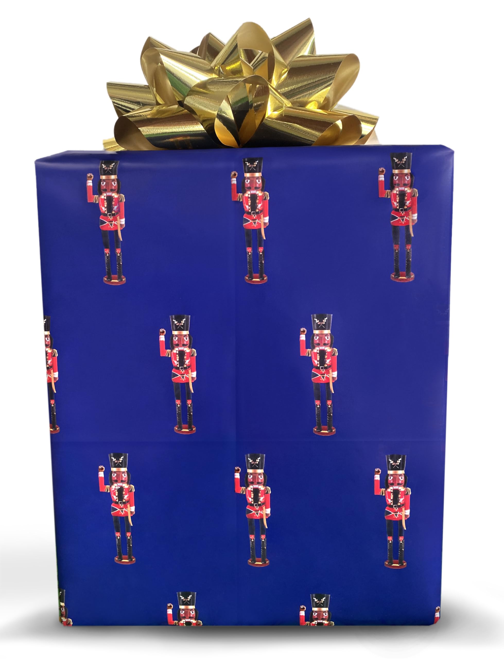 Rebecca Brie's Original Black Nutcracker Gift Wrap Paper