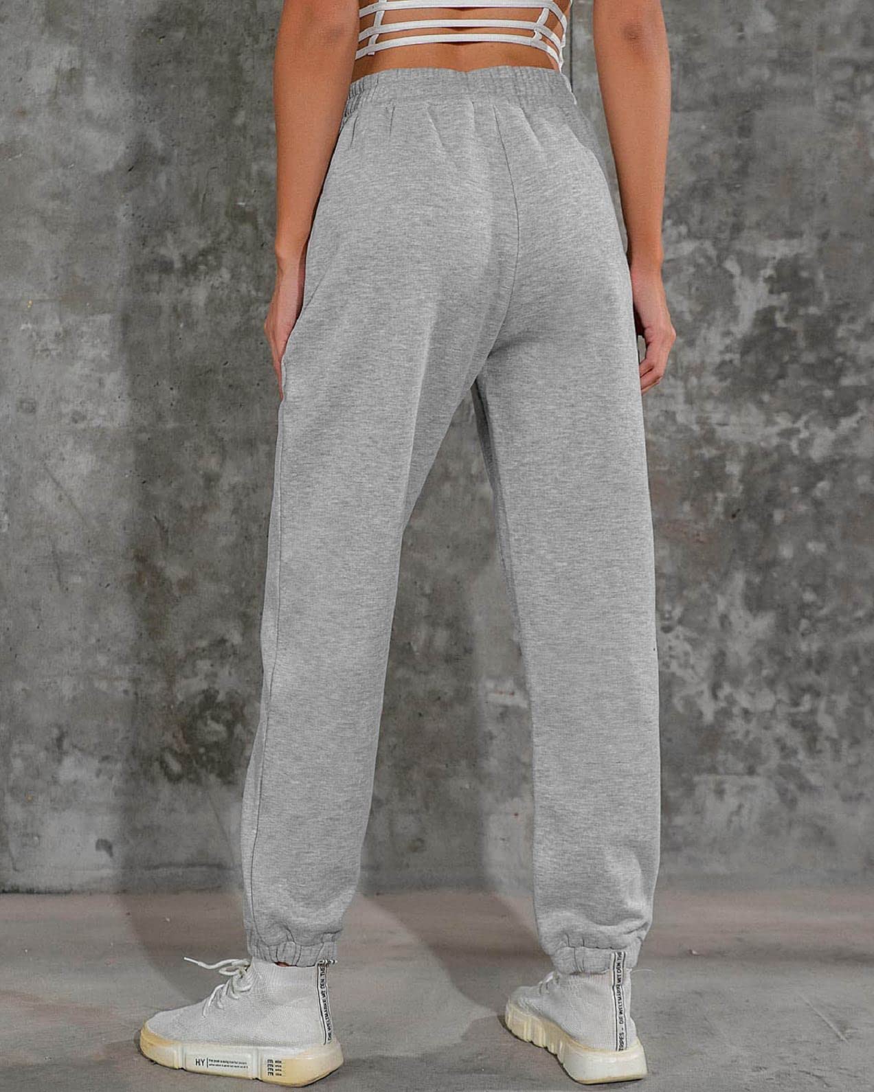 UMIPUBO Pantaloni Tuta Donna Felpati, Casual Pantalone Jogging in Pile con Cinta Elastica Lunghi Pants Jogger Sweatpants Invernali