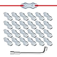 Poly Rope Fence Connector - Wires Splicer Tool | M5 Electric Polyrope Rope Tool Connector for Livestock Agricultural Fencing Wires