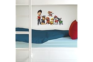 Paw Patrol Peel and Stick Wall Decals for Boys Room Adventure