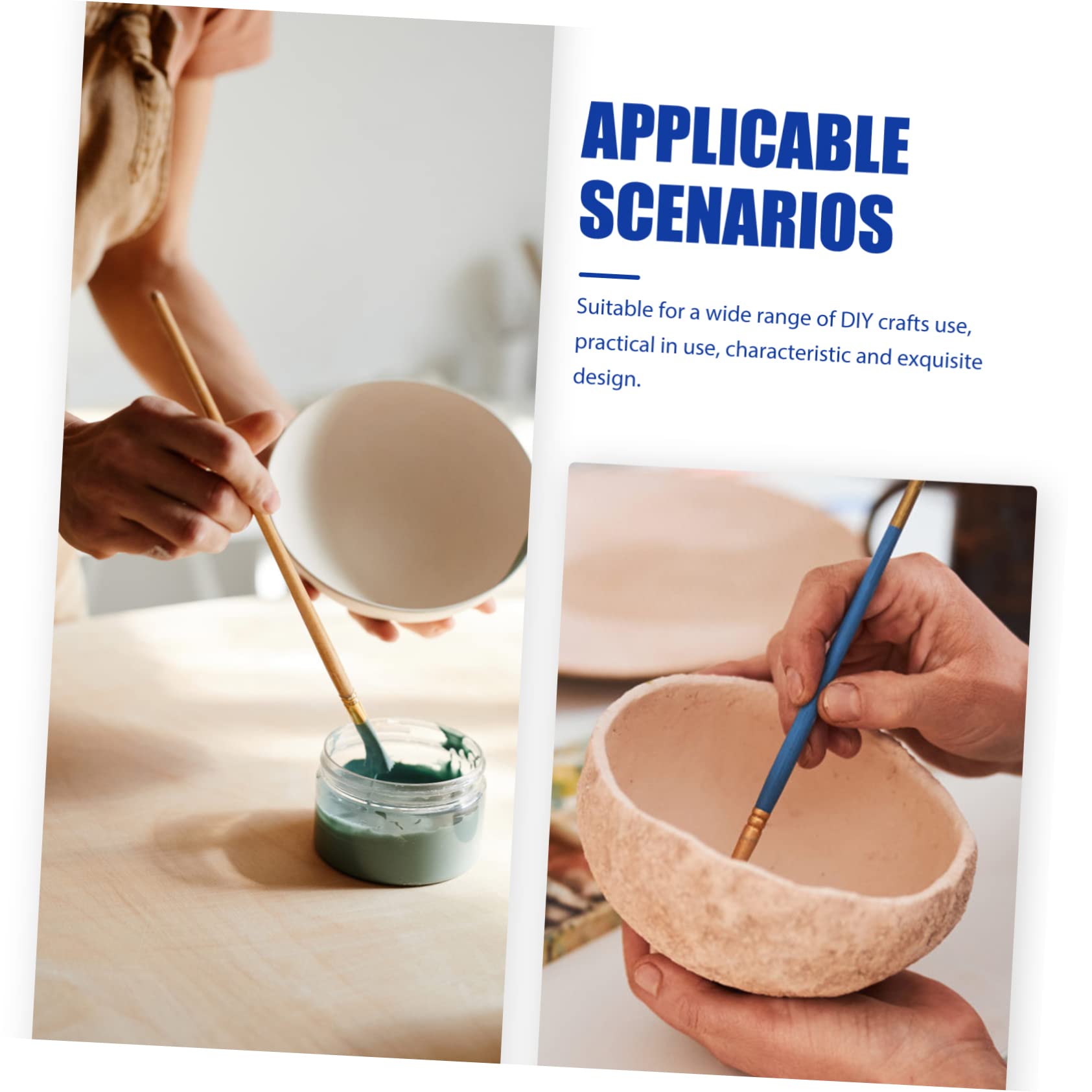 Lurrose 20feuilles Papier De Décalcomanie sous Glaçure De Décoratives pour Transfert Résistant Aux Hautes Températures pour Artisanale