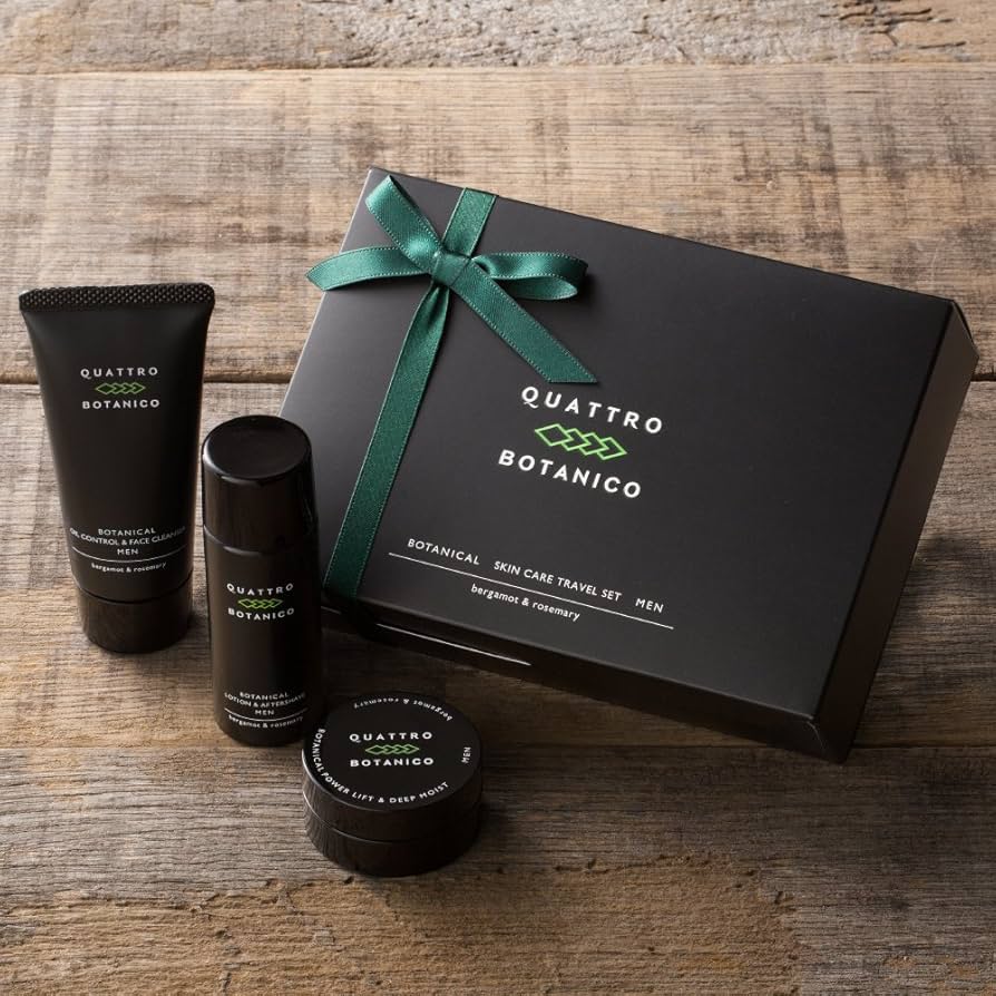 ★新品★ 【ルオント】お得なスキンケア4点セット（メンズコスメ） Amazon.co.jp: クワトロボタニコ お試しスキンケアセット メンズ